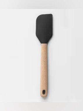 BEECH WOOD AND SILICONE SPATULA LARGE  MADE BY DESIGN